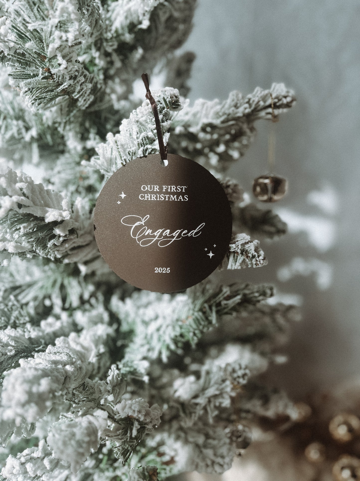 First Christmas Engaged Ornament