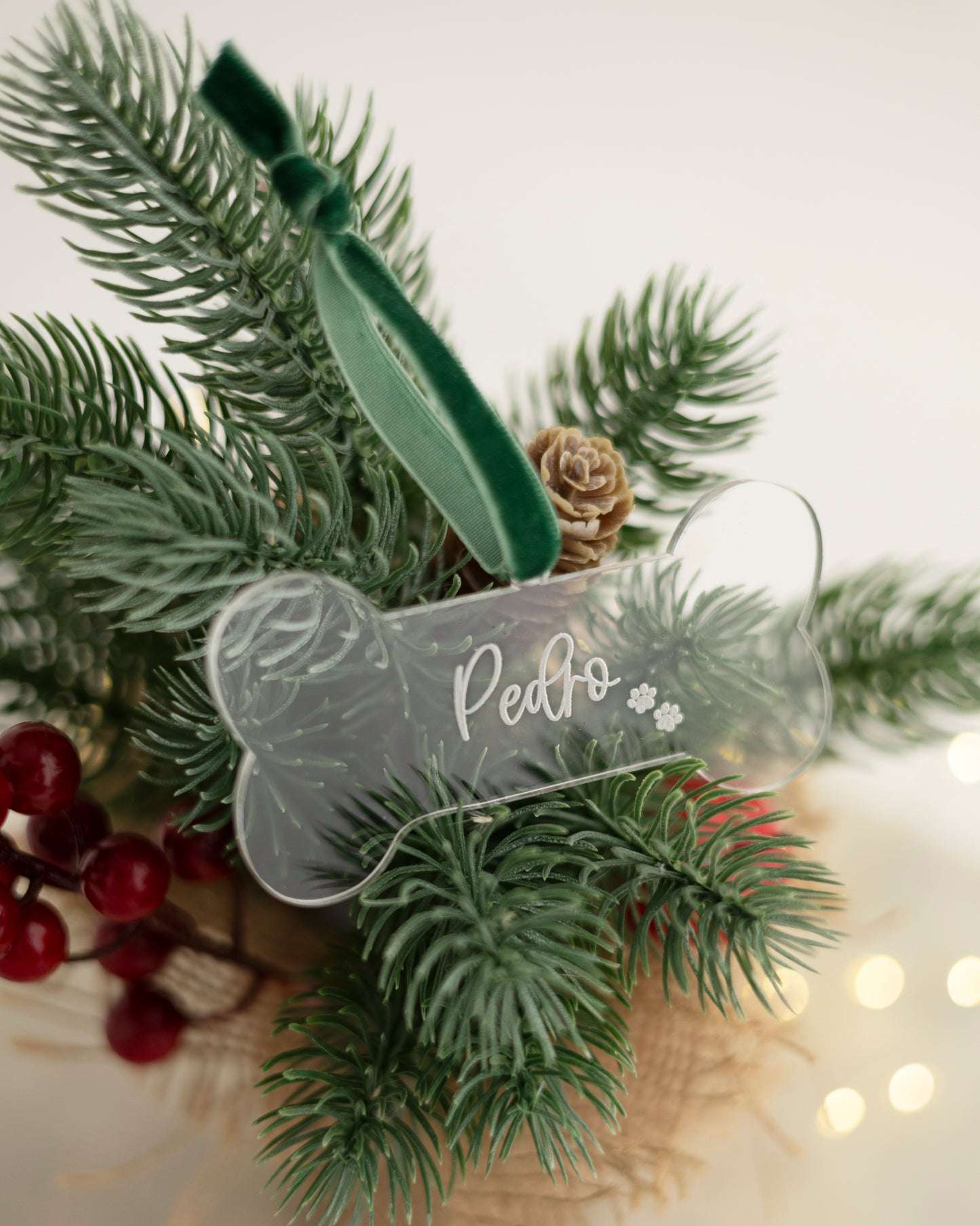 Personalized Bone Ornament