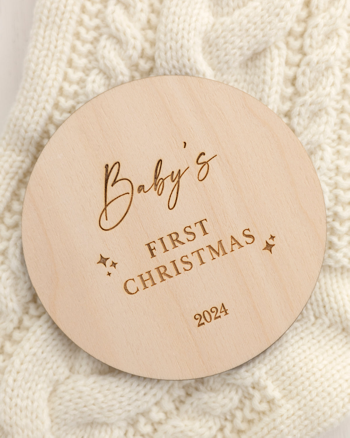 Baby’s First Christmas Plaque