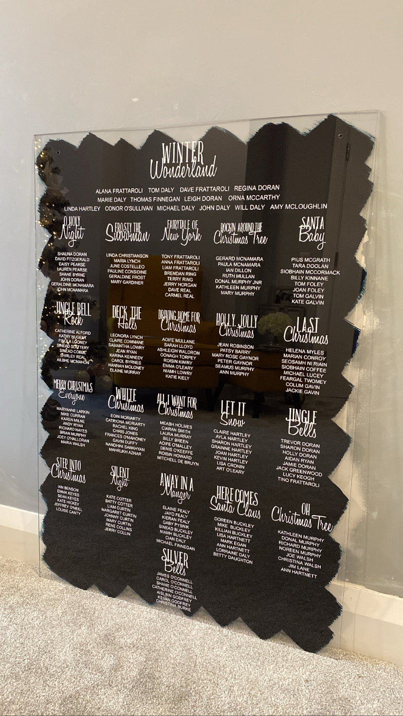 Table Plan (25 tables)
