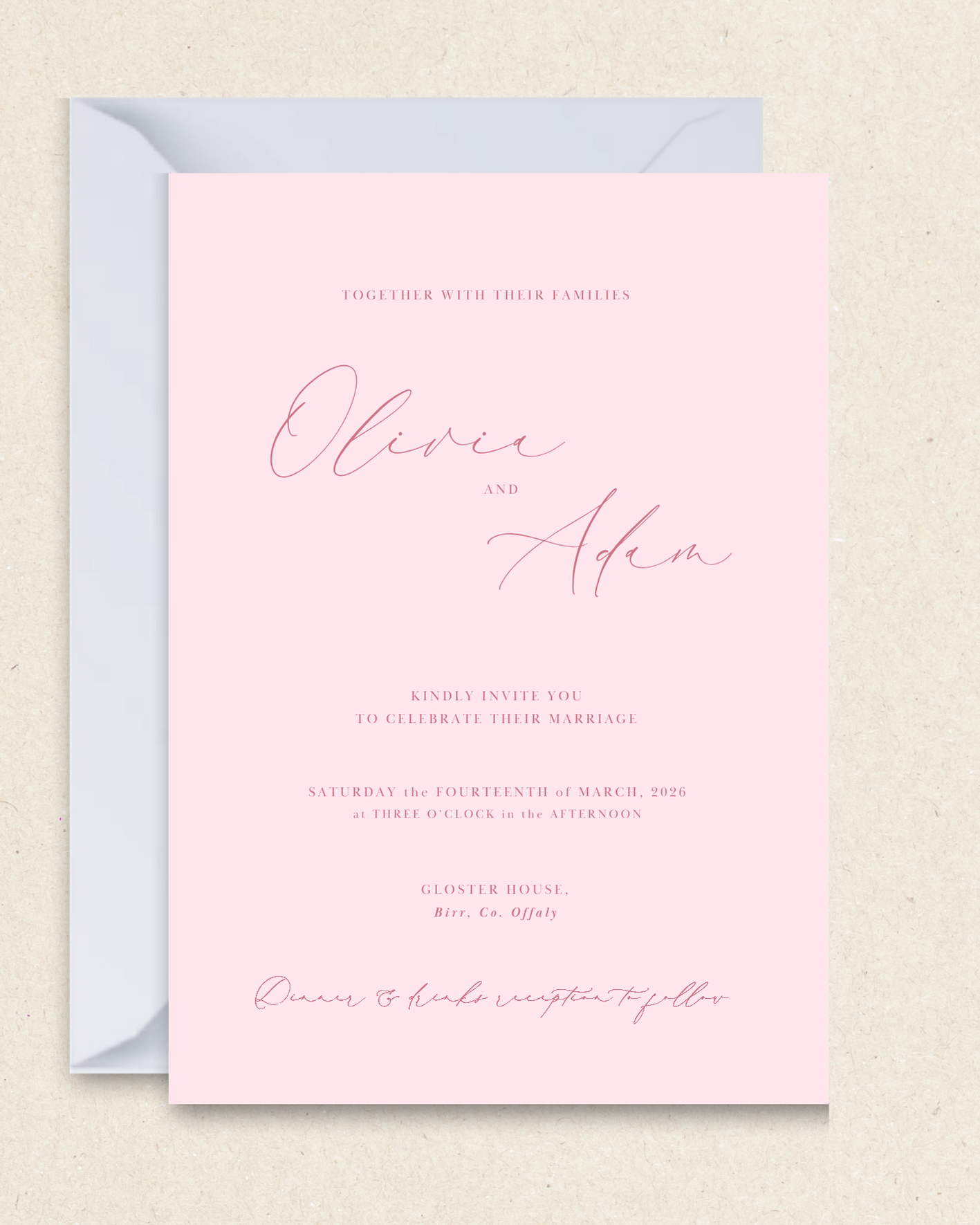 Olivia Individual Wedding Invitation Suite