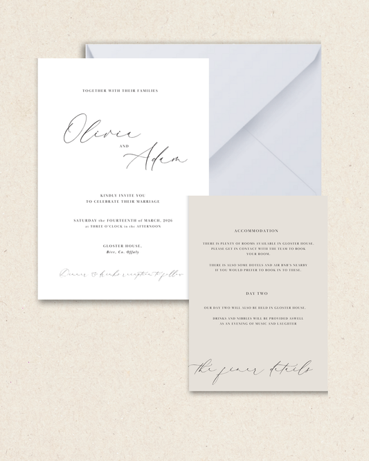 Olivia Standard Invitation Suite