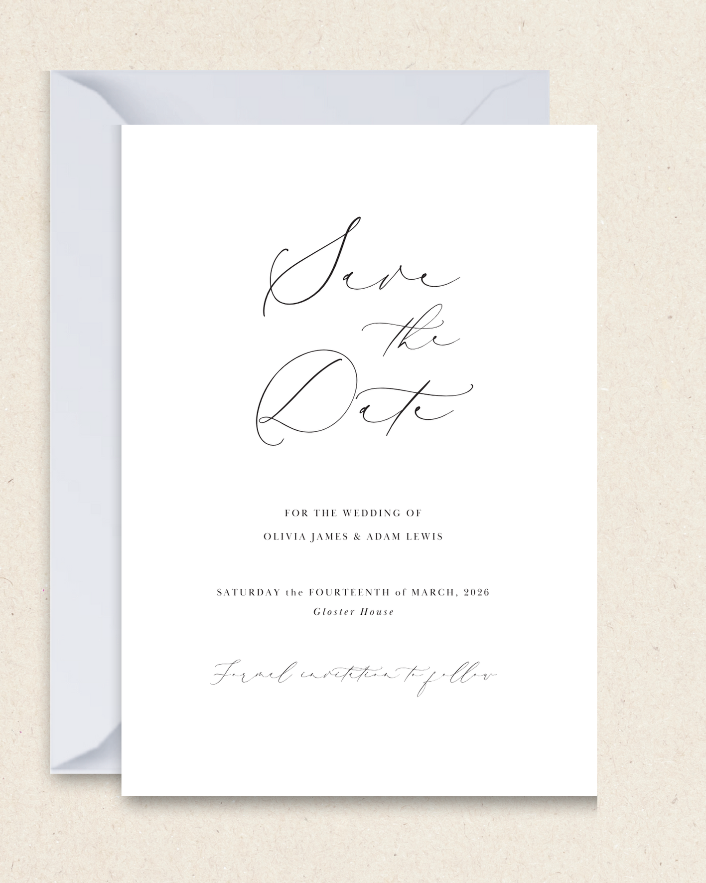 Olivia Save the Date