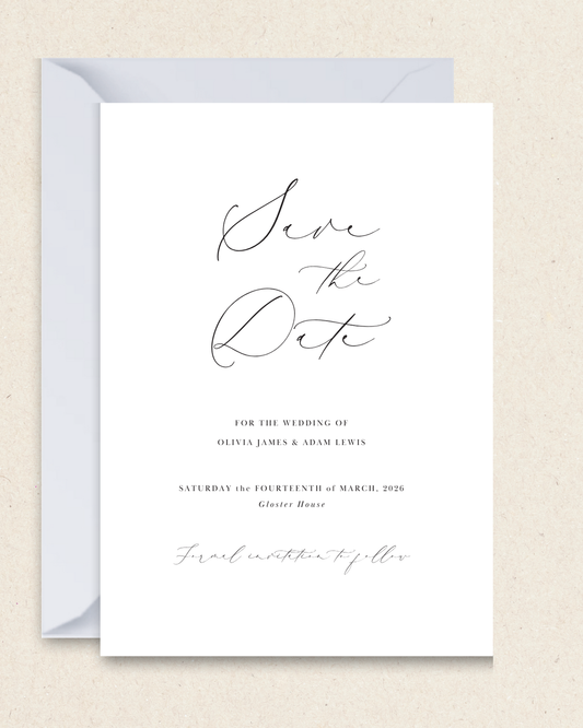 Olivia Save the Date