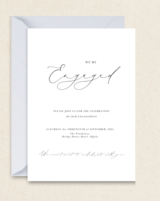 Olivia Engagement Invitation