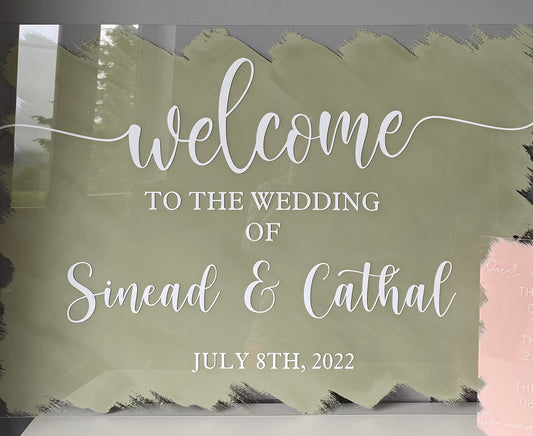 Welcome Wedding Signage (Style 1)