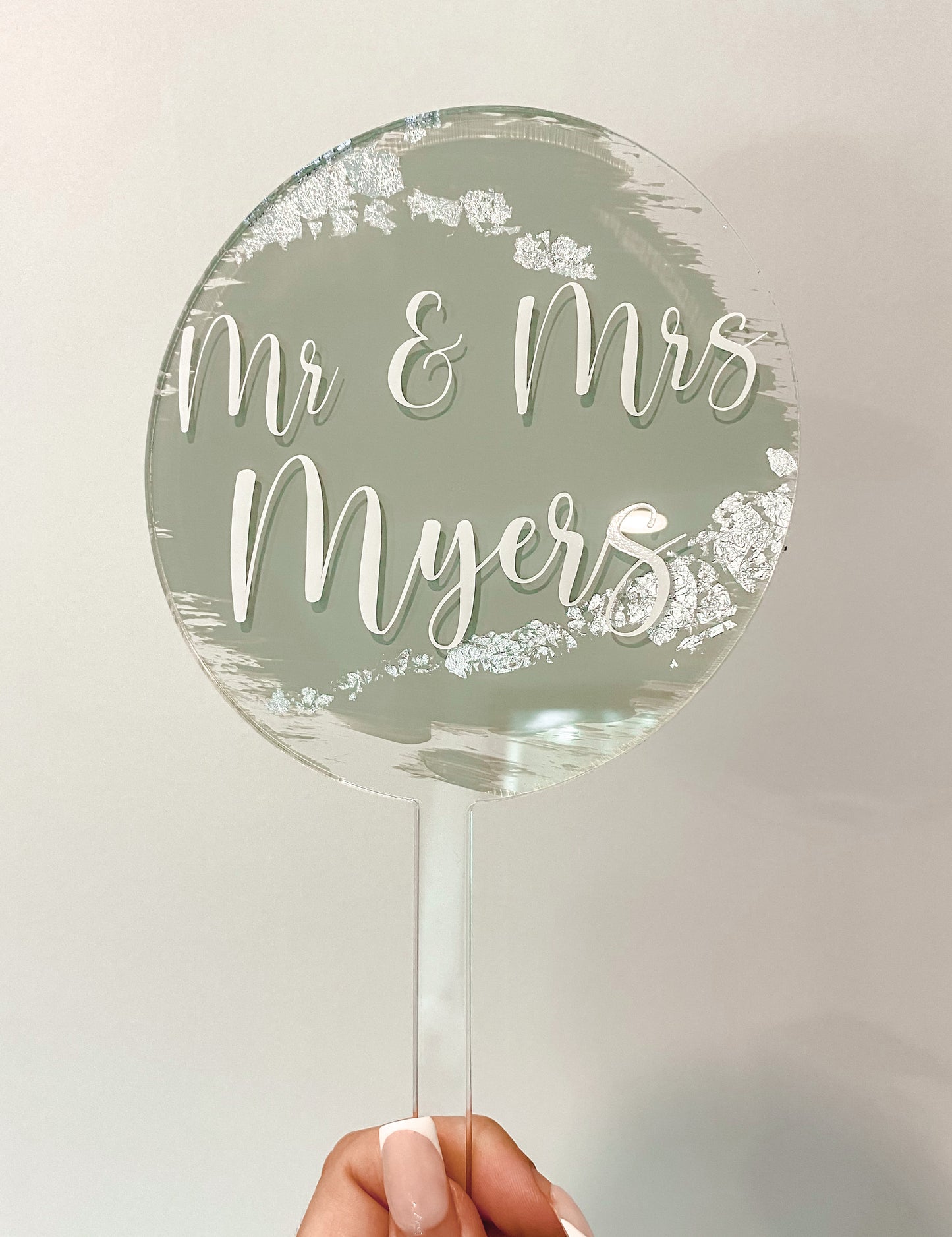 Round Cake Topper