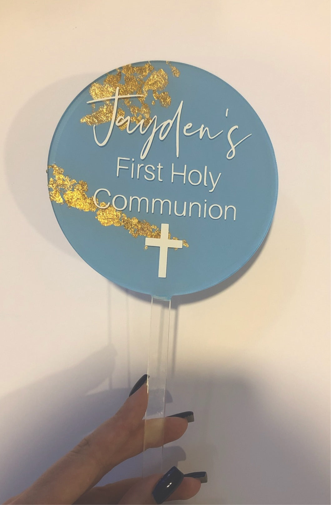 Round Cake Topper