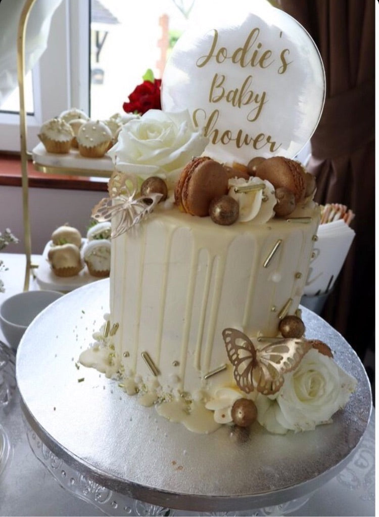 Round Cake Topper