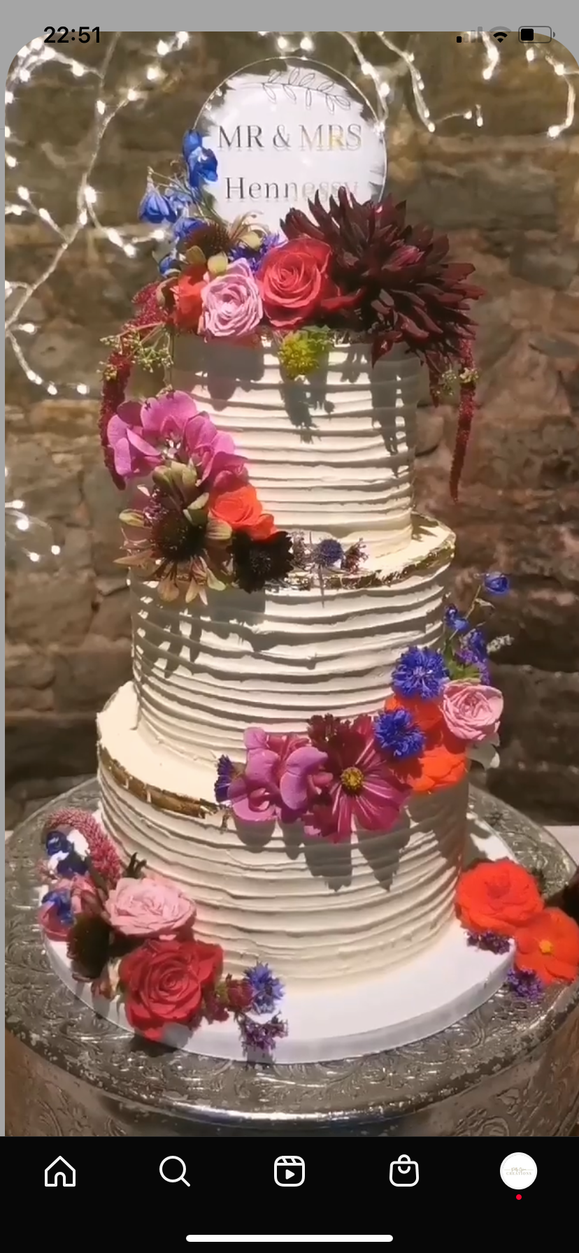 Round Cake Topper