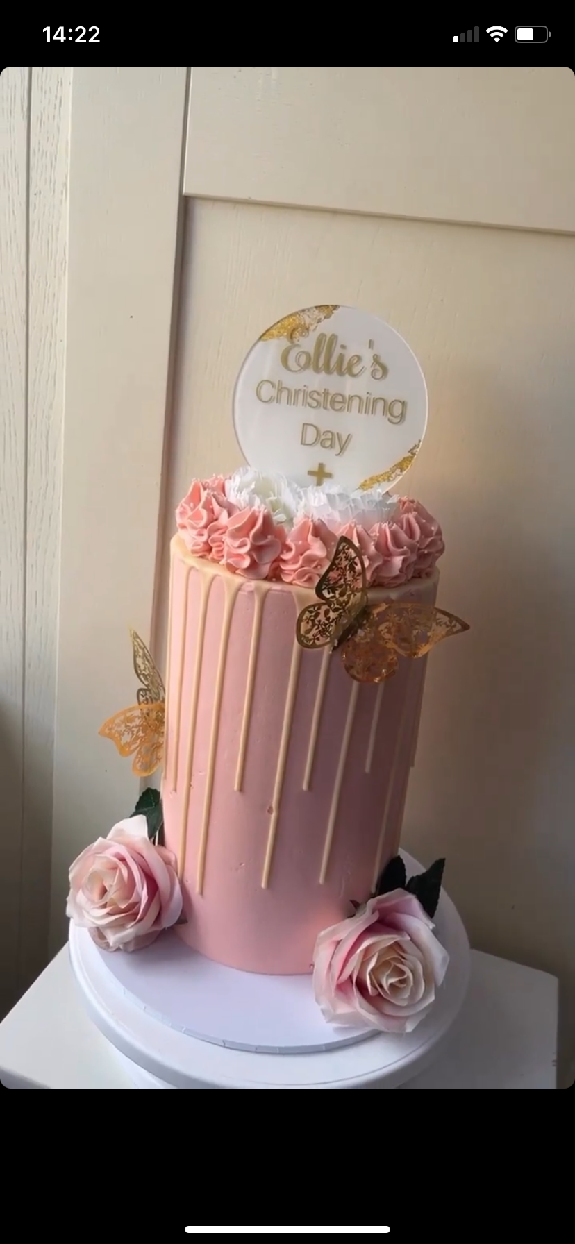 Round Cake Topper