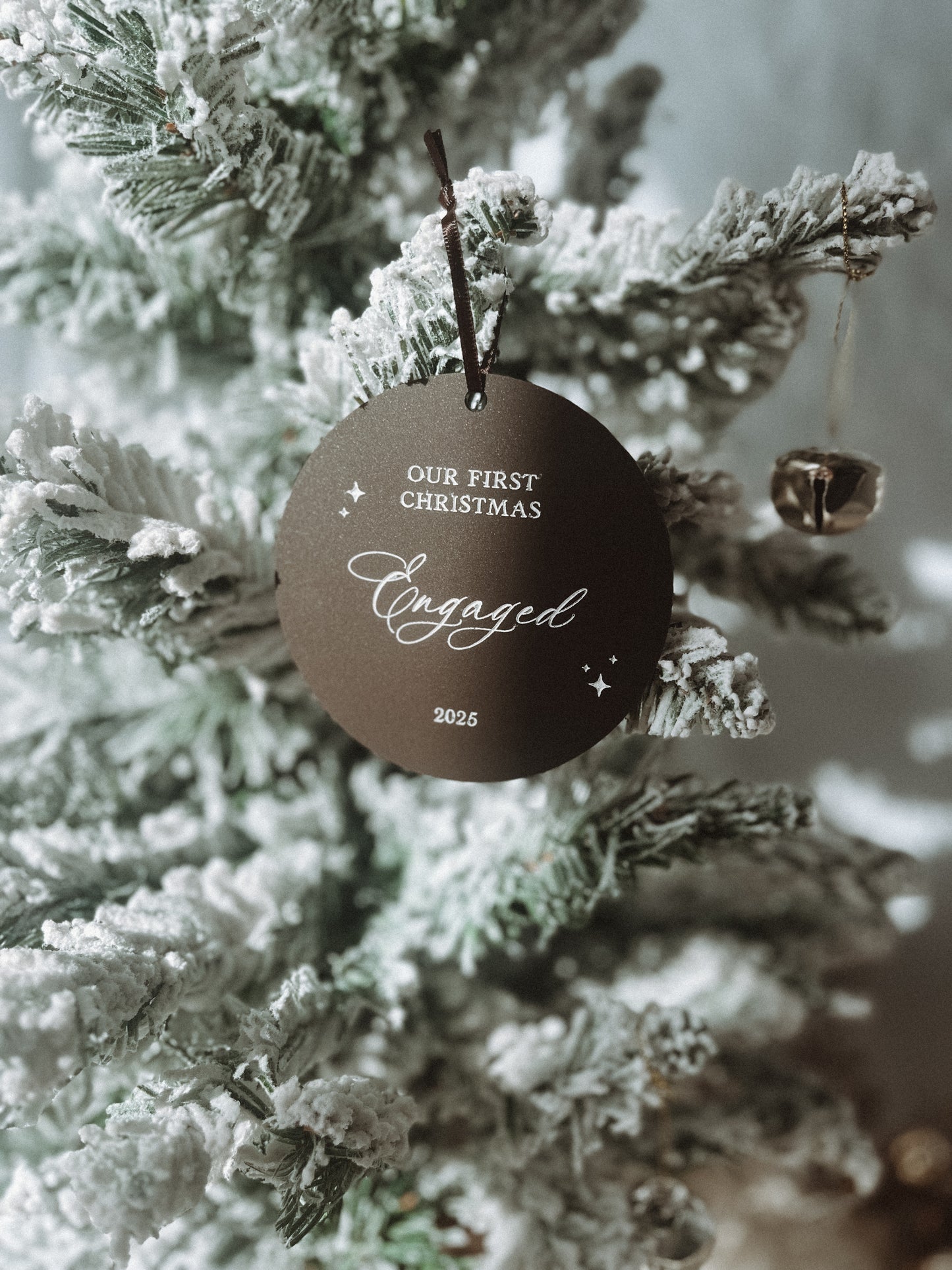 First Christmas Engaged Ornament