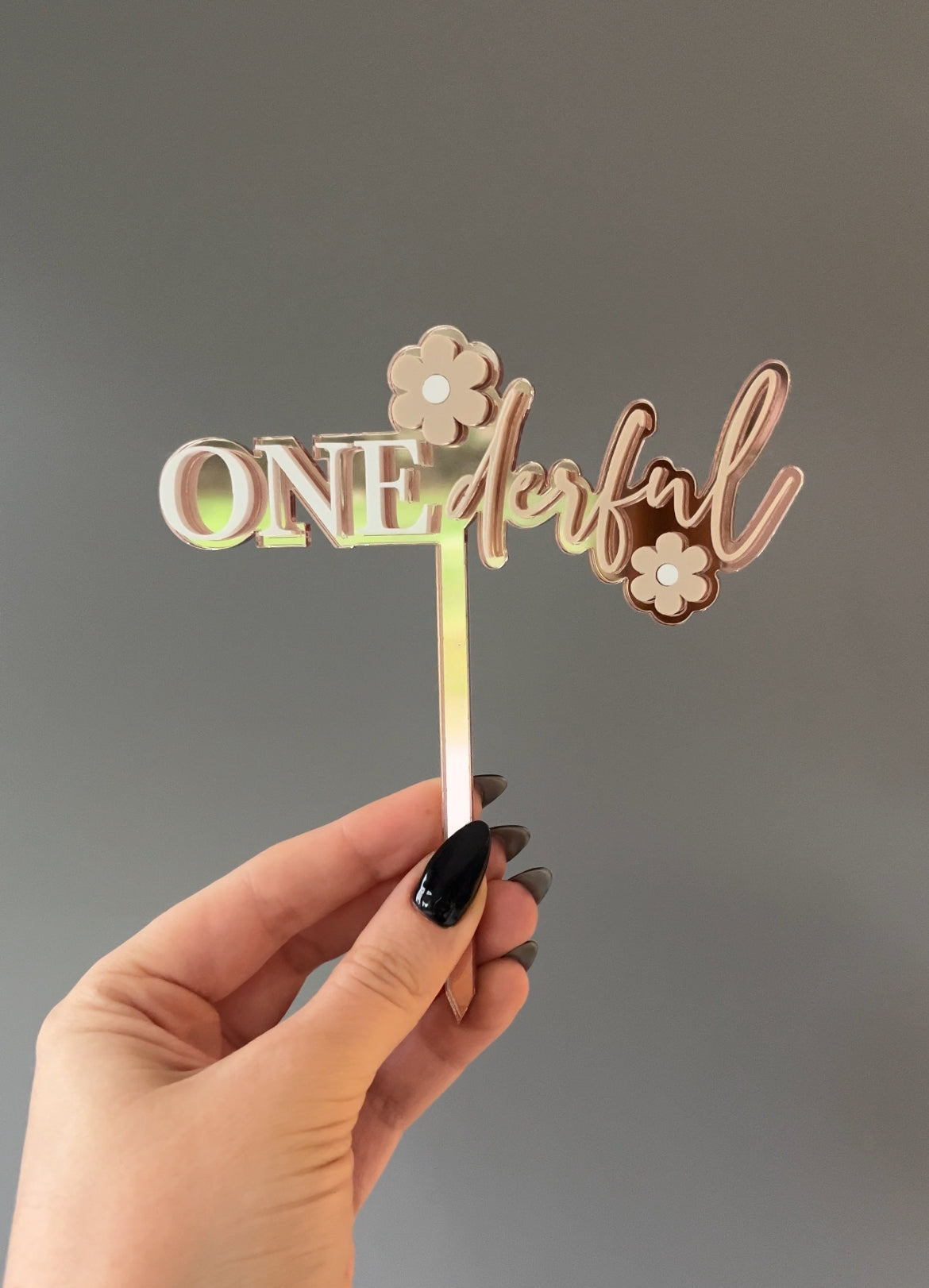 ONEderful Cake Topper