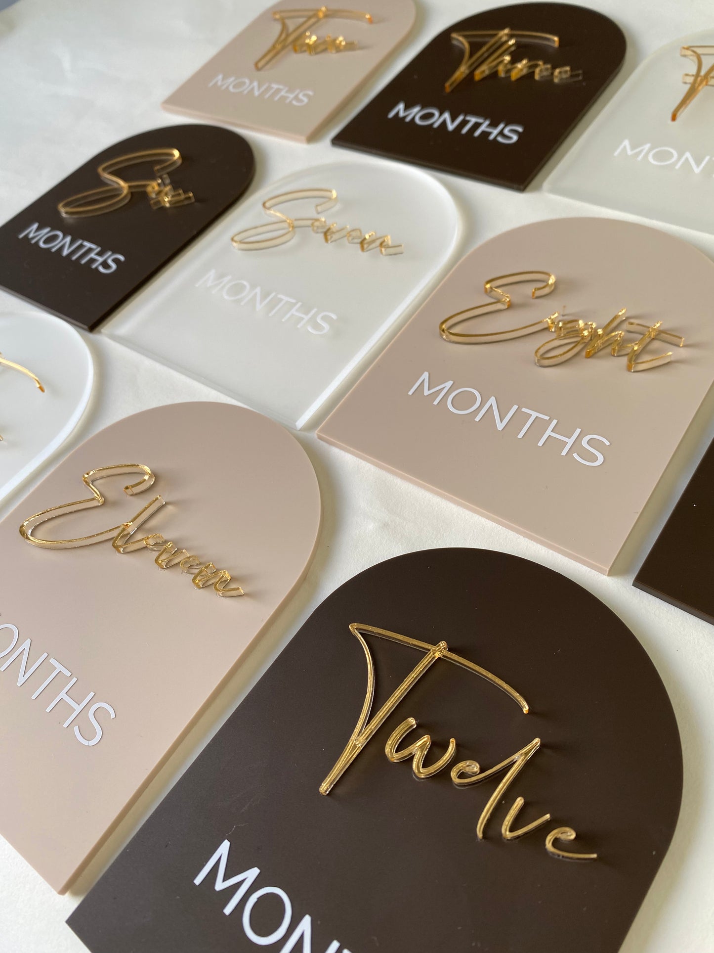 Arched Baby Milestones