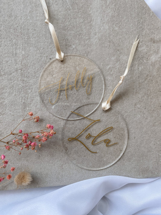 Personalized Hanger Tags