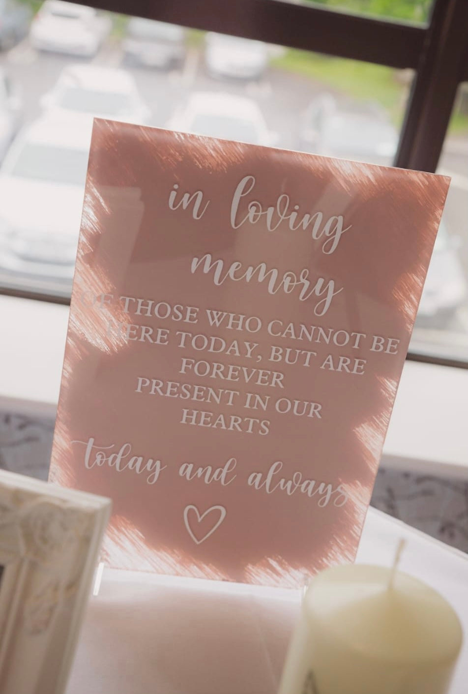 In Loving Memory Sign