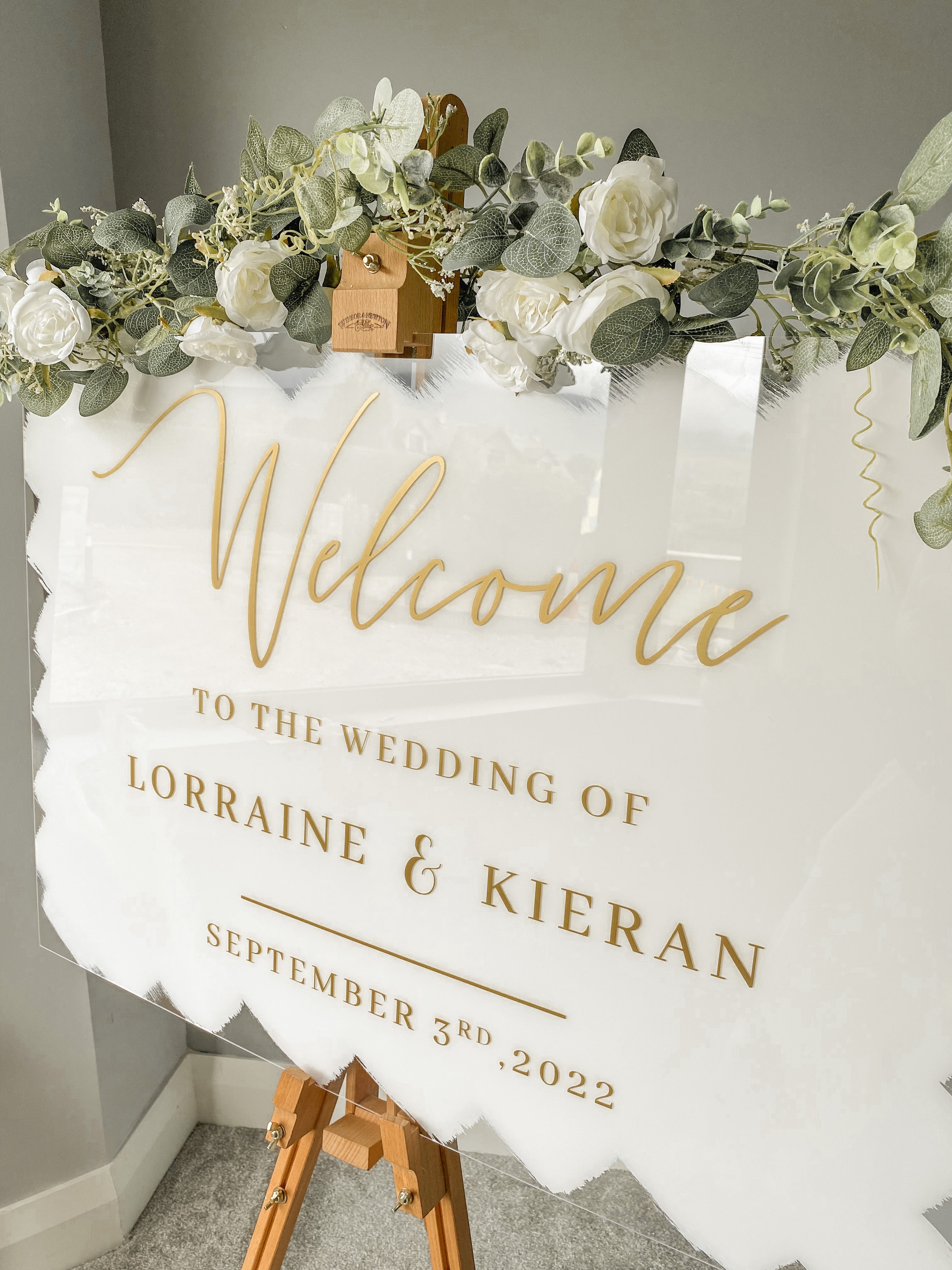 Welcome Signage (style 5) – Pretty Glam Creations