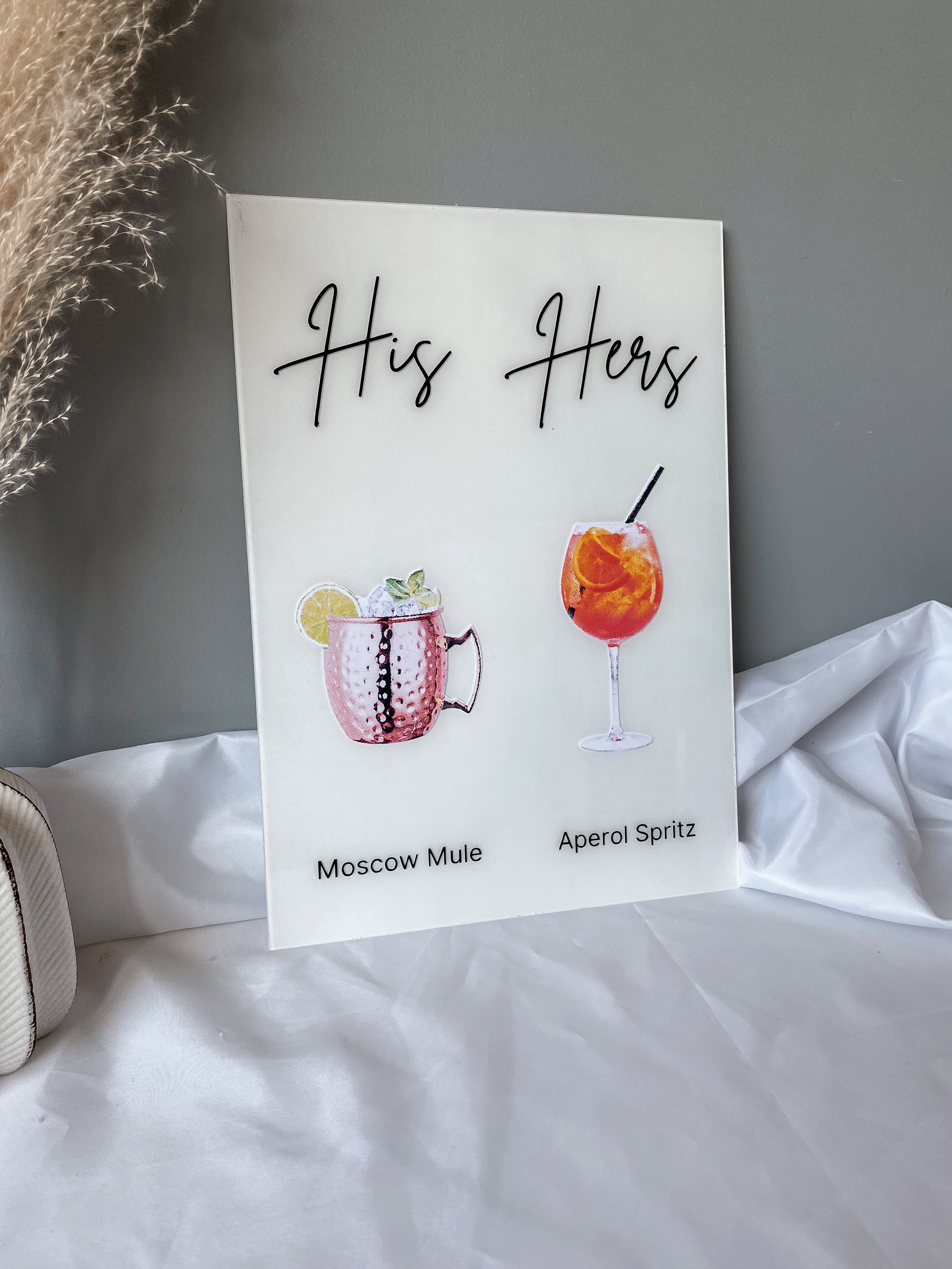 Signature Cocktail Signage – Pretty Glam Creations