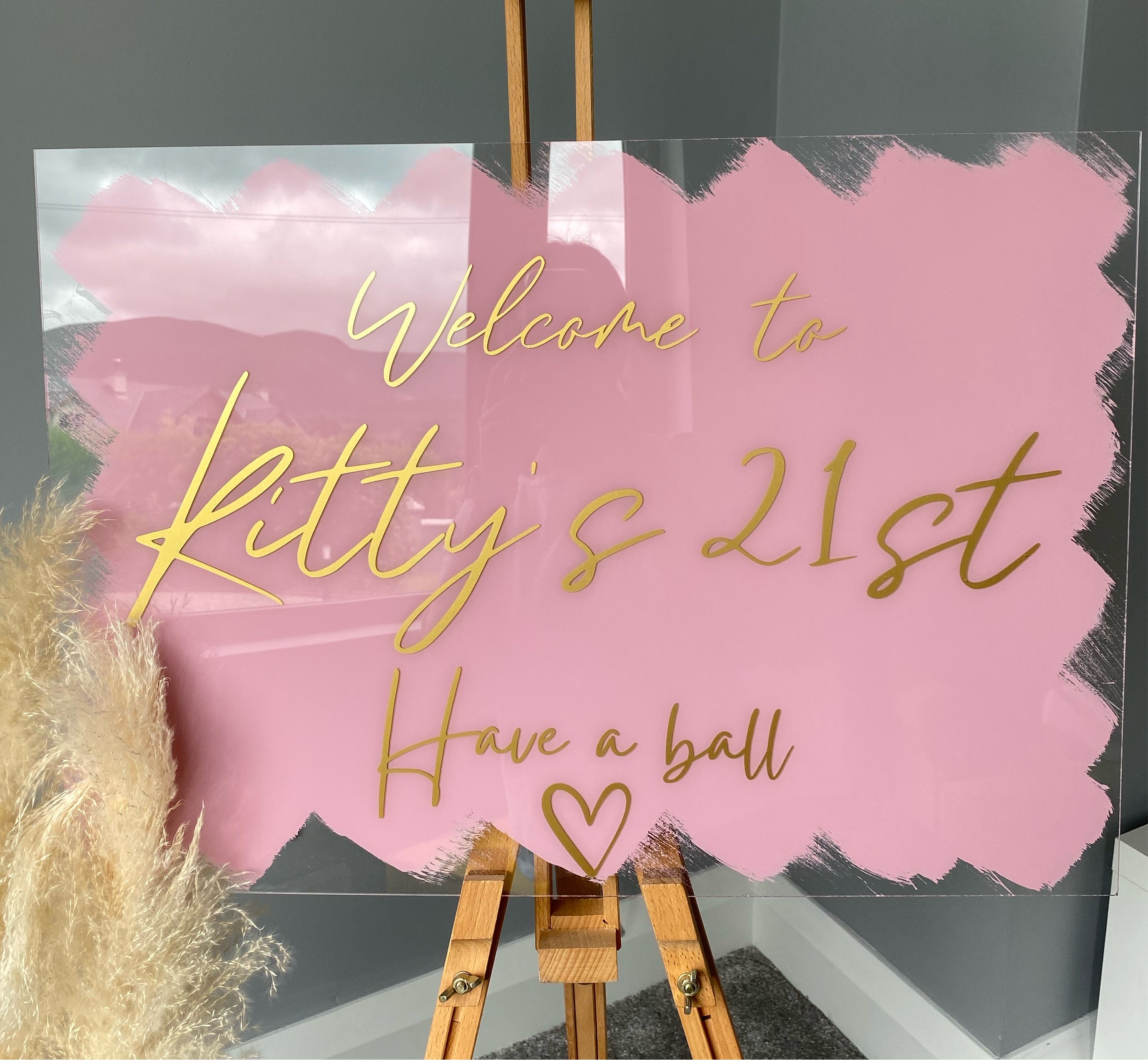 Welcome Signage (style 4) – Pretty Glam Creations
