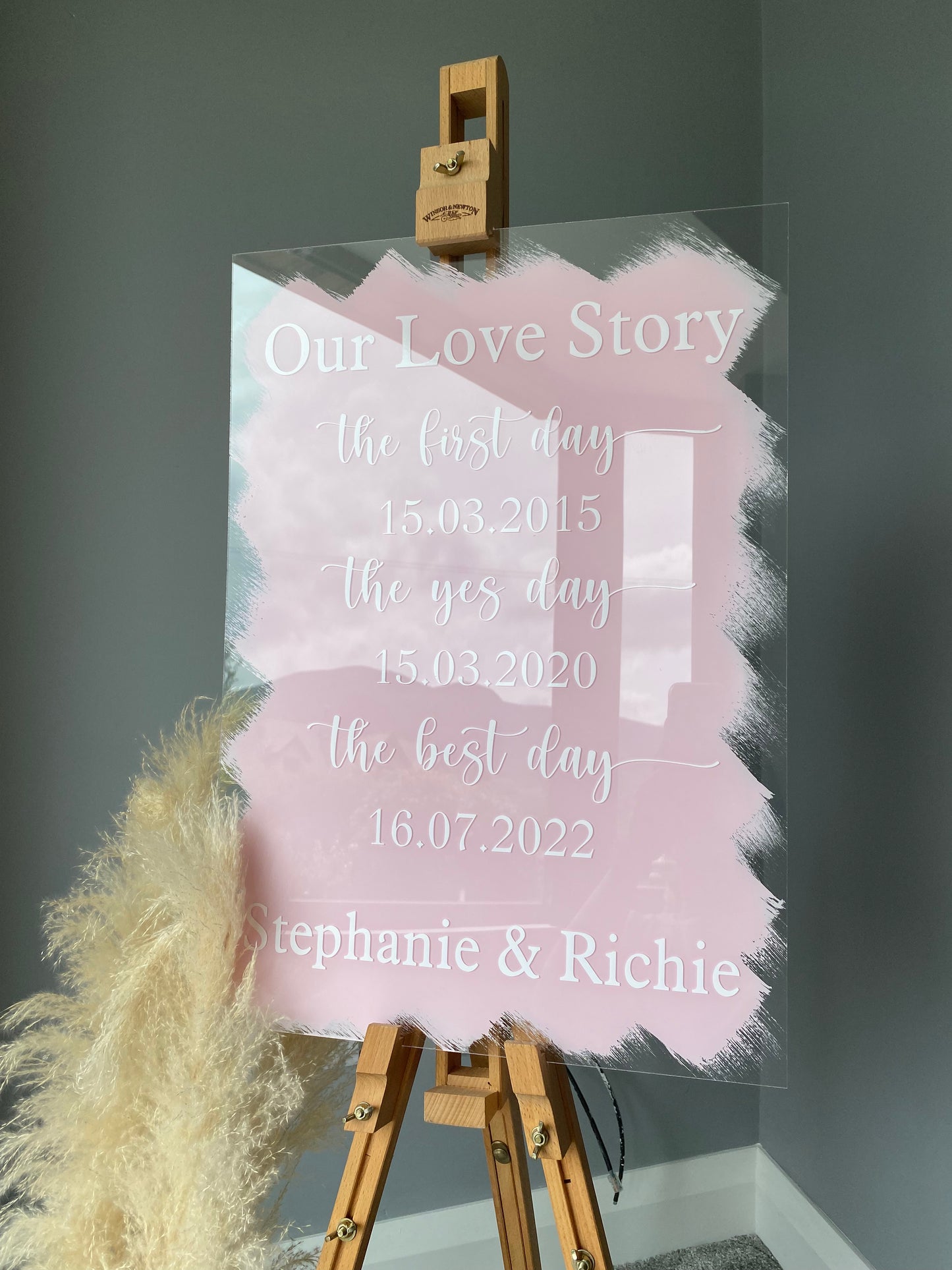 Our Love Story Signage